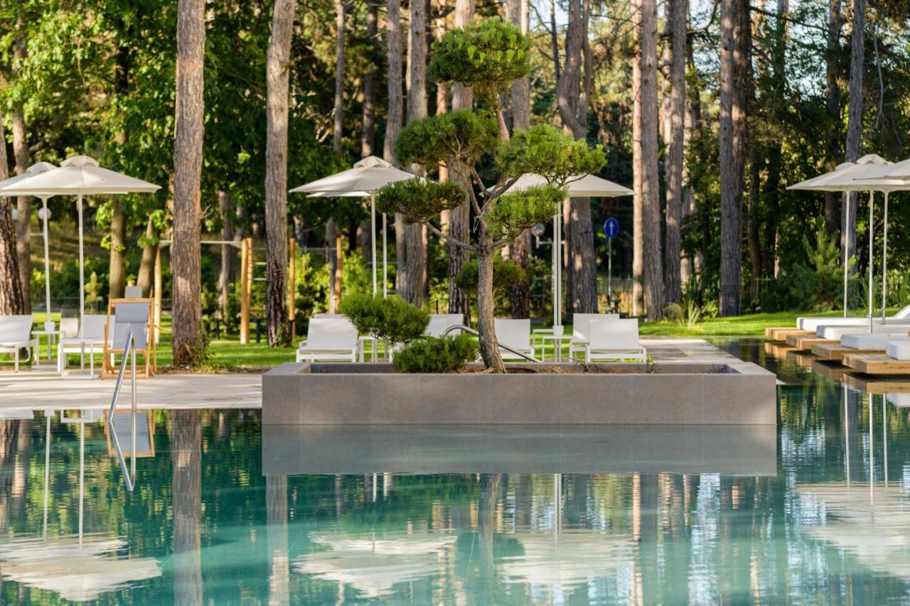 Cameră de familie cu patio și vedere la piscină - acces nelimitat la Health Spring Spa