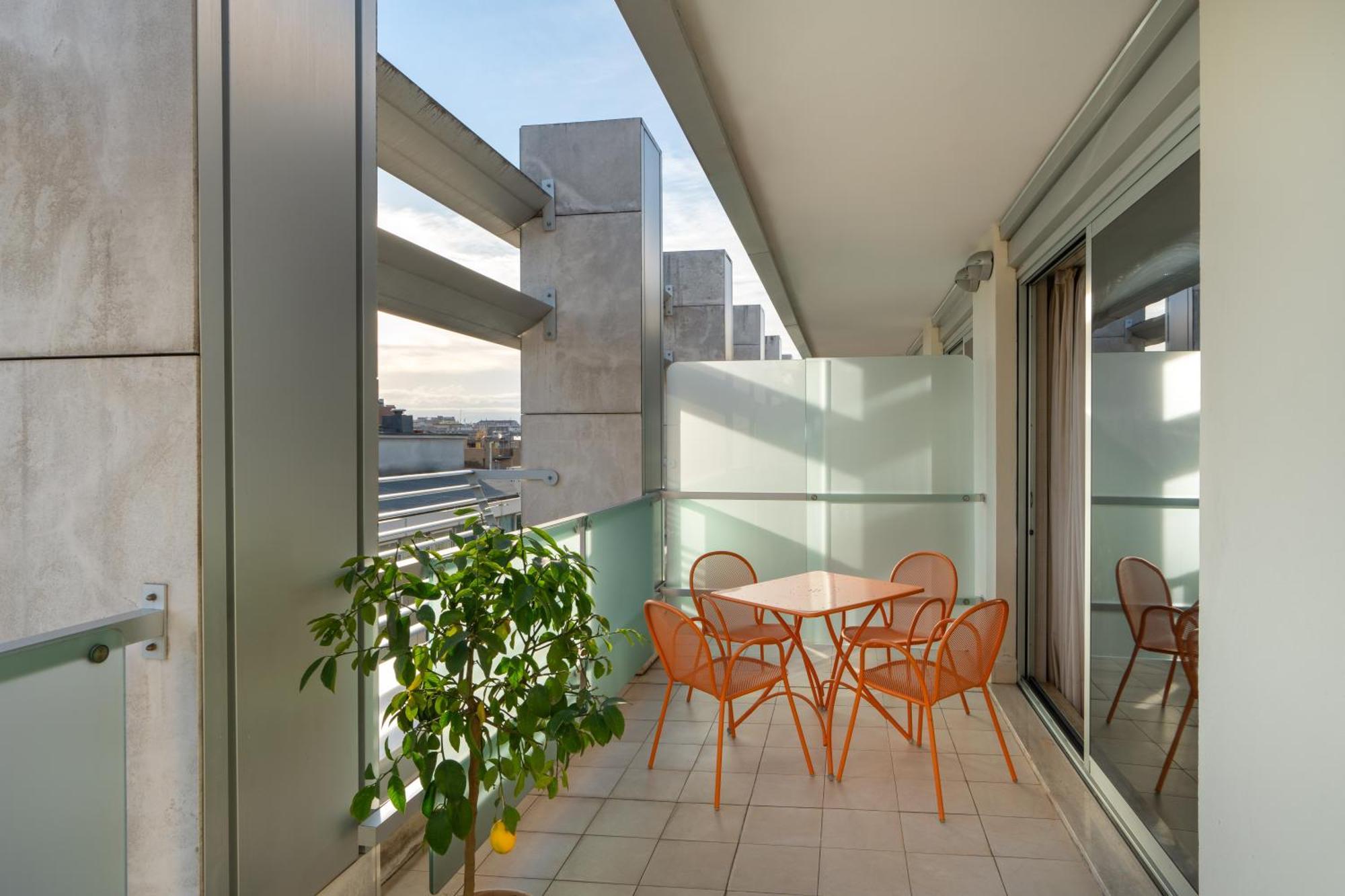 Cameră dublă superioară cu balcon