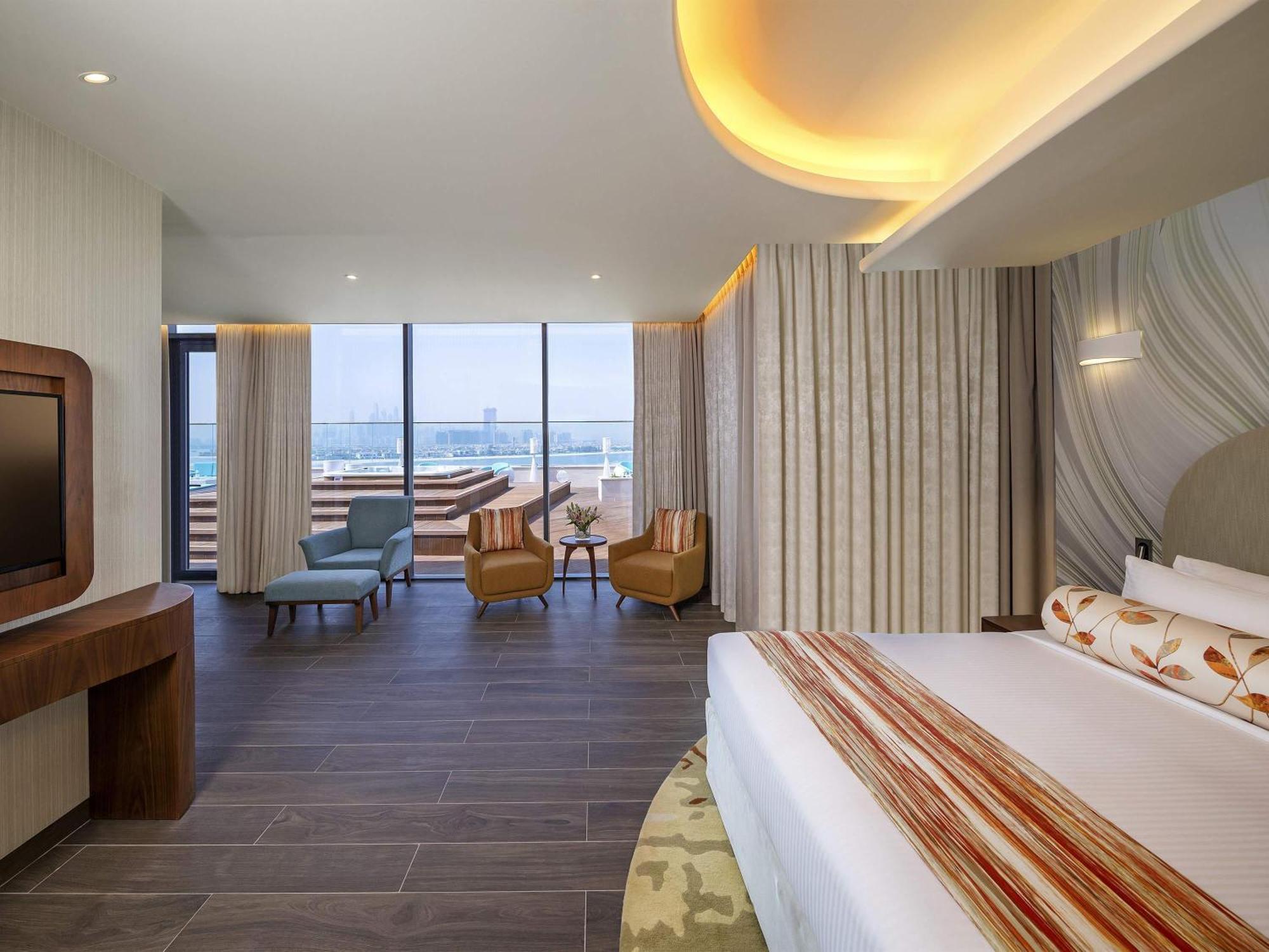 Suită King Penthouse cu terasă pe acoperiș și vedere la mare - acces la Club Lounge/Plajă